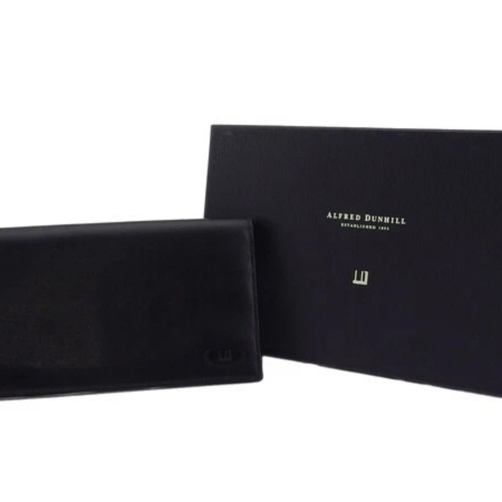 Dunhill Long Wallet Calfskin Authentic Used C4679